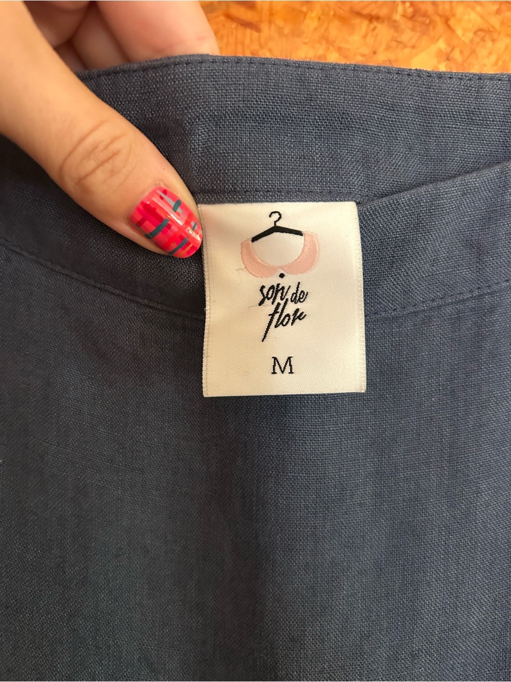 Son de Flor Tiered Linen Maxi Skirt - Picture 2 of 5